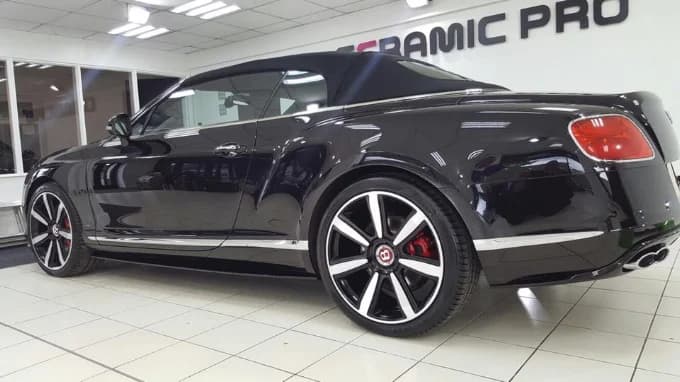 Bentley Continental GTC Ceramic Pro 9H coating — Bolton workshop
